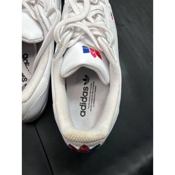 Adidas Superstar Pure Mens Sneakers White With Multicolor Logo Size 7 - Picture 9 of 9